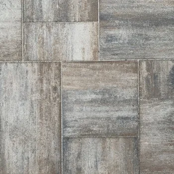 Dlažba SEMMELROCK STEIN + DESIGN SEMMELROCK Citytop Grande kombi 6 cm bílohnědočerná