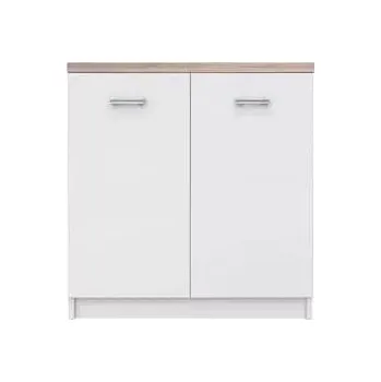 Komoda Komoda 2d, dub sonoma / bílá