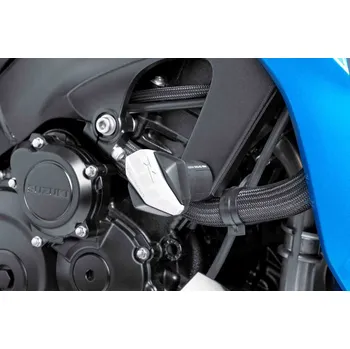 Rám pro motocykl Puig Náhradní gumová koncovka protektoru PUIG R12 6378B bílá