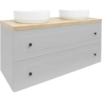 Koupelnový nábytek Forli skříňka s deskou šedá FORLI120GMD