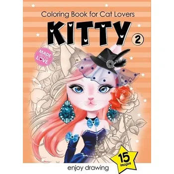 Set školních potřeb Kolorowanka A4 15 obrazków Kotki 2