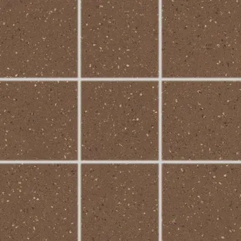 Obklad Compila Cotto - dlaždice rektifikovaná 9,8x9,8 hnědočervená DAK11869