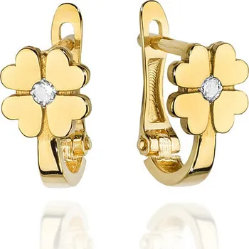 Hodinky Náušnice Bonore - Zlato 585 - Diamant 0-03 ct 128654