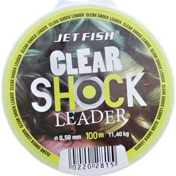 Jet Fish Clear Shock Leader 100 m-Průměr 0,60 mm / Nosnost 15,7 kg
