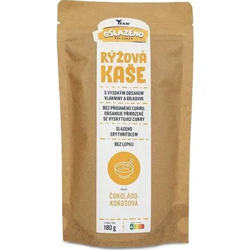 FAN OSLAZENO BEZ CUKRU - Instantní kaše ČOKOLÁDA-KOKOS 3 × 60 g