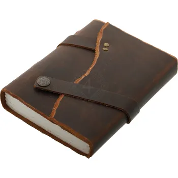 Leather Journals Kožený deník A5 tmavě hnědý