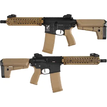 Airsoftová zbraň Delta Armory Airsoftová zbraň AR15 MK18 Alpha, celokov - TAN/Černá