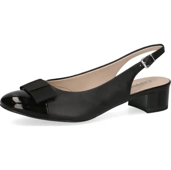 Dámská obuv Dámské kožené lodičky 9-29502-42-019 Caprice černá Barva: black comb, Velikost: 39