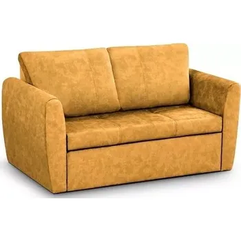 Pohovka Rozkládací pohovka Bella Lux 120, žlutá (Terra 48)