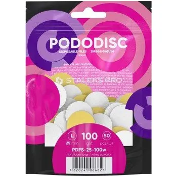 Brusný kotouč Staleks náhradní brusné kotouče velikost L na pod disk 50KS zrnitost 100