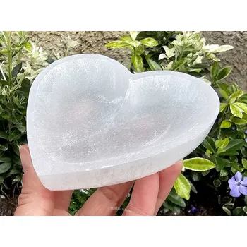 Selenit miska srdce (Maroko) cca 10cm