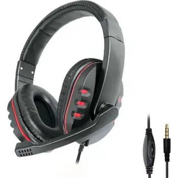 Sluchátka DeTech Drátový headset P30 s mikrofonem - černý Pohodlná a lehká náhlavní sluchátka vhodná k hovorům s přáteli, při hraní her, při poslechu hudby anebo při práci v kanceláři. Sluchátka jsou vybavena