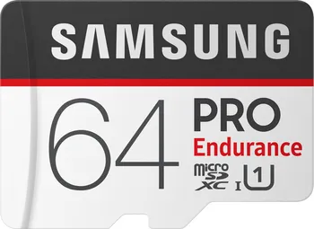 Paměťová karta Samsung PRO Endurance microSDXC 64 GB UHS-I U1 + SD adaptér