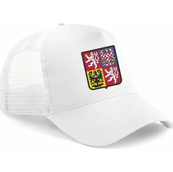 Kšiltovka ON-DESIGN Kšiltovka Snapback Trucker s českým znakem Velikost: uni, Barva: bílá
