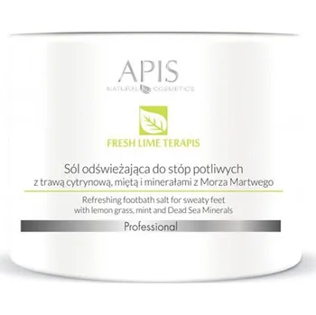 Pleťový krém ACTIVESHOP APIS Osvěžující sůl s citronovou trávou, mátou a minerály z mrtvého moře 650g