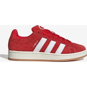 Pánská obuv Semišové tenisky adidas Originals Campus 00s, 47 1/3, červená, 33X