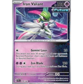 Volný čas Pokémon TEF 079/162 Iron Valiant - Temporal Forces Stav: Near Mint, Verze: NORMAL
