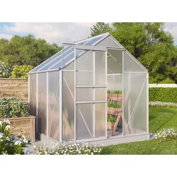 Skleník Vitavia Target 3800 1,93 x 1,95 m PC 4 mm stříbrný