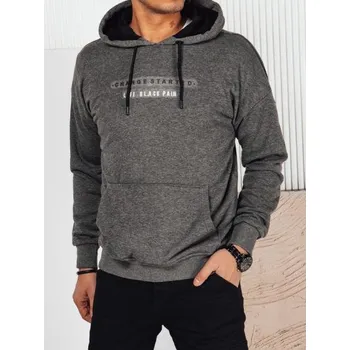 Pánská mikina Pánská mikina s potiskem antracitová