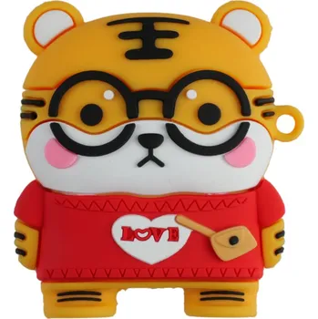 Příslušenství pro sluchátka Obal pro AirPods 1 / 2 - Tygr