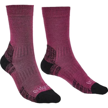 Pánské ponožky Dámské ponožky Bridgedale Hike LW MP Boot Velikost ponožek: 41-43 / Barva: fialová