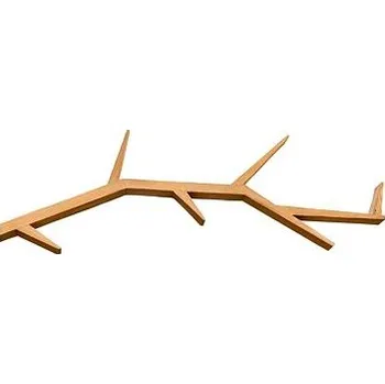 Ložnicová sestava Police PK709 povrchová úprava - včelí vosk Přírodní včelí vosk