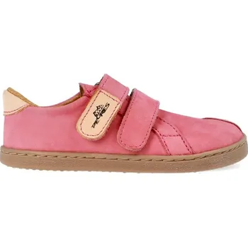 Dívčí obuv Celoroční barefoot bota Pegres BF54 Růžová 35