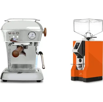 Set domácích spotřebičů Ascaso Dream PID, leštěný hliník + Eureka Mignon Specialita, CR…