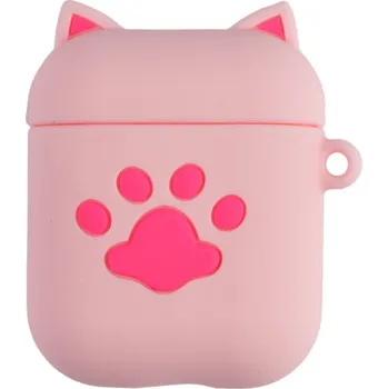 Příslušenství pro sluchátka Obal pro AirPods 1 / 2 - Růžová Packa