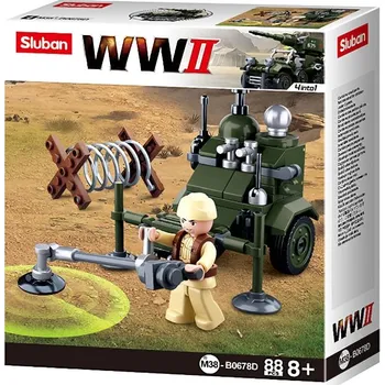 Stavebnice Sluban Sluban Stavebnice WW2 M38-B0678D 4into1 Detektor min