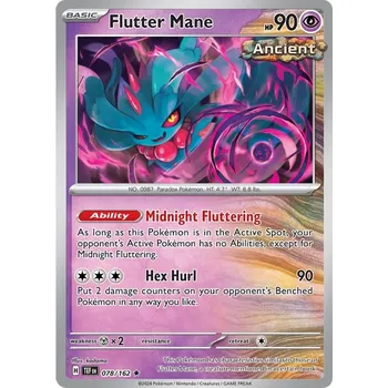 Karetní hra Flutter Mane 078/162 - Temporal Forces Typ karty: Reverse Holo