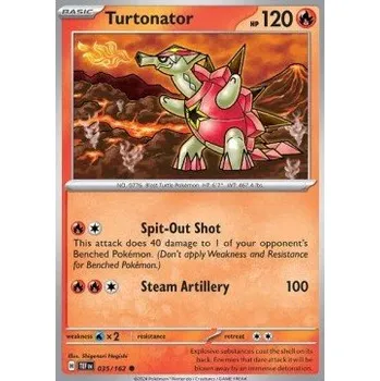 Volný čas Pokémon TEF 035/162 Turtonator - Temporal Forces Stav: Near Mint, Verze: NORMAL