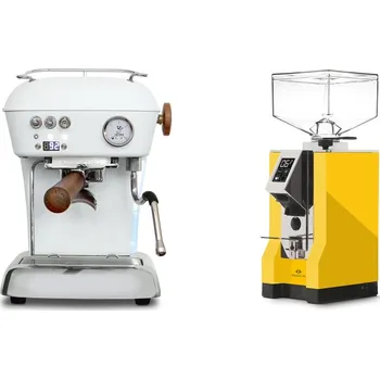 Set domácích spotřebičů Ascaso Dream PID, Cloud White + Eureka Mignon Specialita, CR…