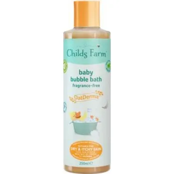 Koupelová pěna Childs Farm Baby Oat Derma Bublinková koupel bez parfemace 250 ml