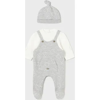 Kojenecké oblečení Chlapecký novorozenecký set dupaček a čepice Mayoral 2673 Velikost: 12 měsíců (80 cm)