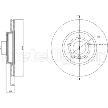 Brzdový kotouč Brzdový kotouč METELLI 23-1772C