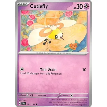 Sběratelská karetní hra Cutiefly 075/162 - Temporal Forces Typ karty: Non-Holo