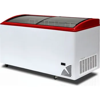 Mraznička Pultová mraznička prosklené oblé víko Byfal ARO 606/2 Red Edge