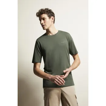 Pánské tričko Bugatti pánské triko 8350 55040A 140 Zelená XXL