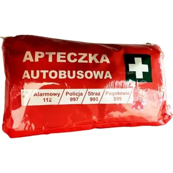 Autolékárnička autolékárnička 'AUTOBUS' - text. box - obsah dle vyhlášky