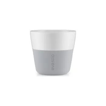 Set termohrnků Lungo Marble Grey 230 ml, 2 ks