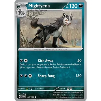 Karetní hra Mightyena 106/162 - Temporal Forces Typ karty: Non-Holo