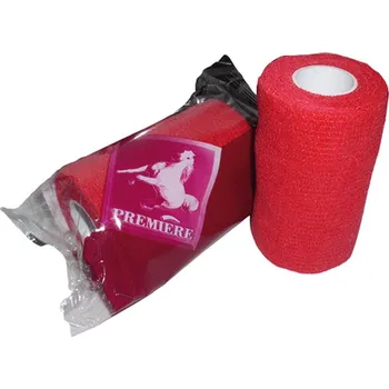 Premiere samolepicí bandáž 10 cm x 4,5 m červená
