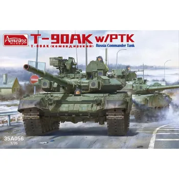 Plastikový model Amusing Hobby 1/35 Russian T-90AK w/PTK