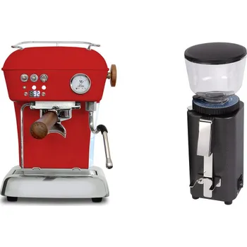 Kávovar Ascaso Dream PID, Love Red + ECM C-Manuale 54, anthracite