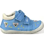 DDstep ultra lehké plátěné barefoot boty - Modré - 21