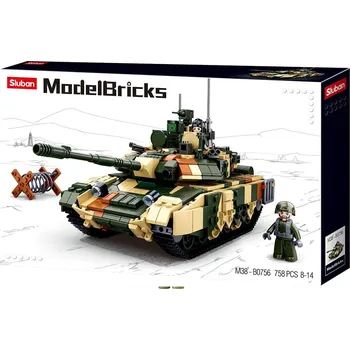 Stavebnice Sluban Sluban Stavebnice Model Bricks M38-B0756 Velký bitevní tank