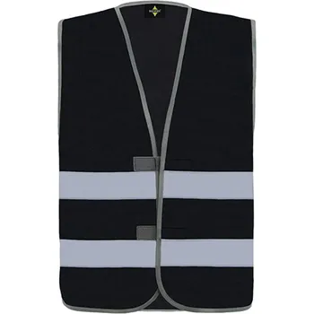 Korntex Passau Unisex reflexní vesta KX010 Black M/L