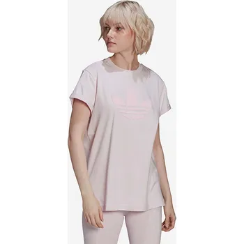Bavlněné tričko adidas Originals, 38, růžová, 03X