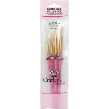 Umělecký štětec Malířské štětce 4 ks ,,Bristle Hair" vel. 2,4,6,8-